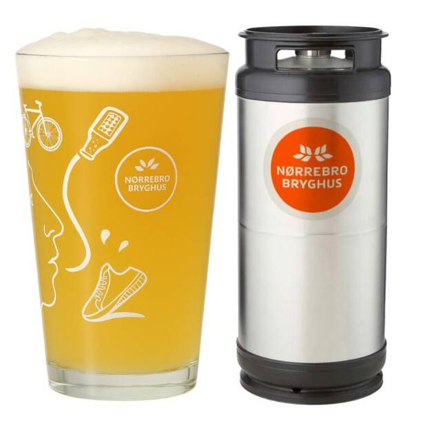 Nørrebro Bryghus øko Blanche lime 20L